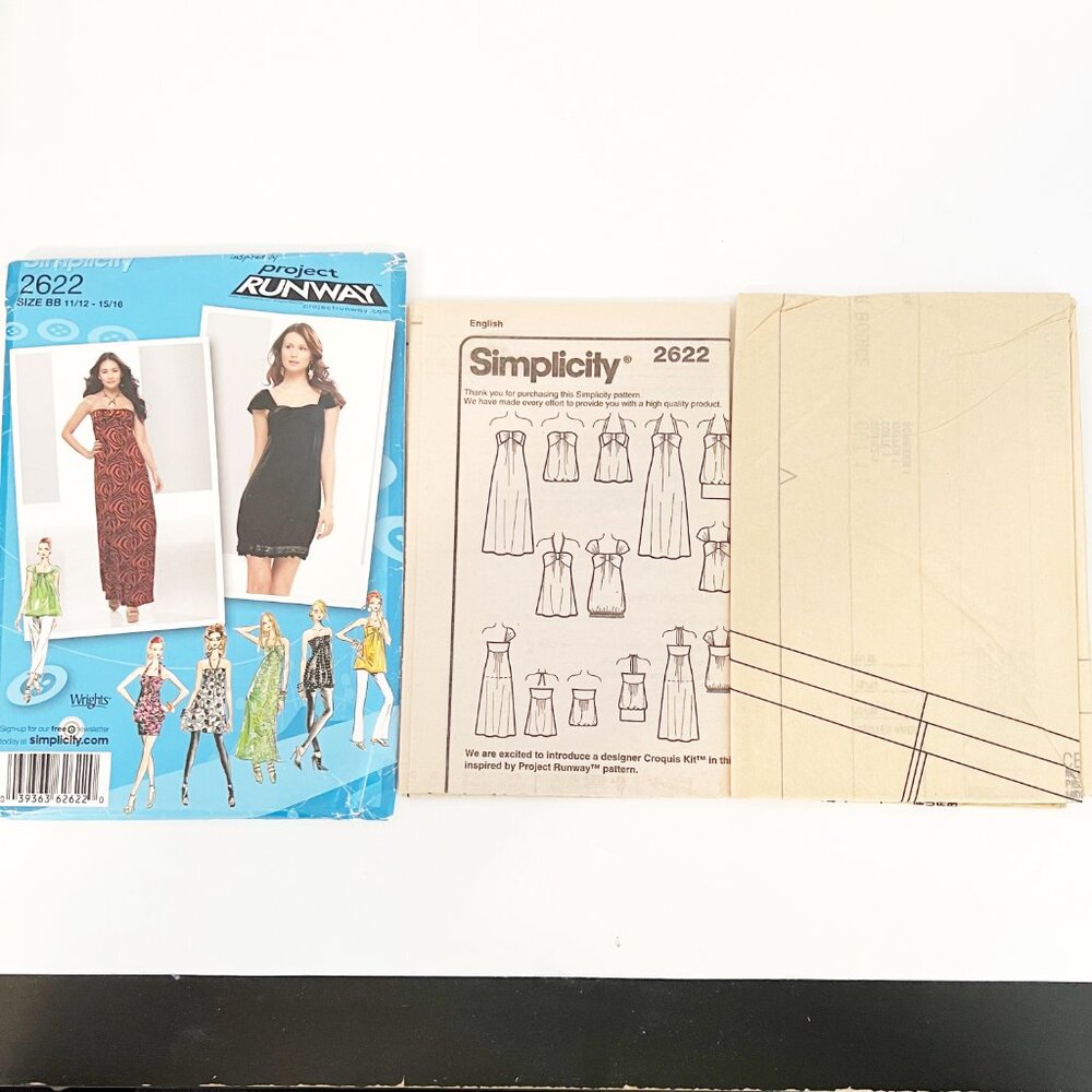 Simplicity Project Runway Sewing Pattern 2622 - Picture 3 of 3